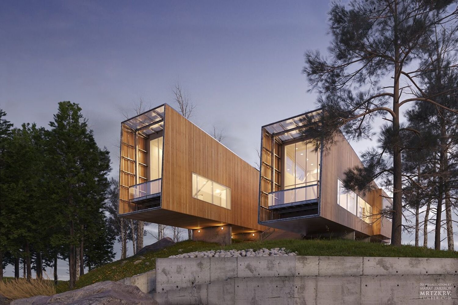 Nature-Inspired Architecture Blending